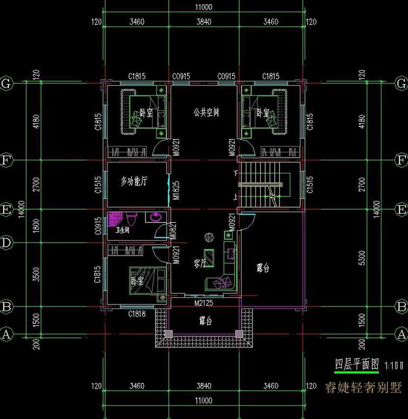 宅基地小，不用怕，四世同堂的戶型來(lái)了！(圖7)